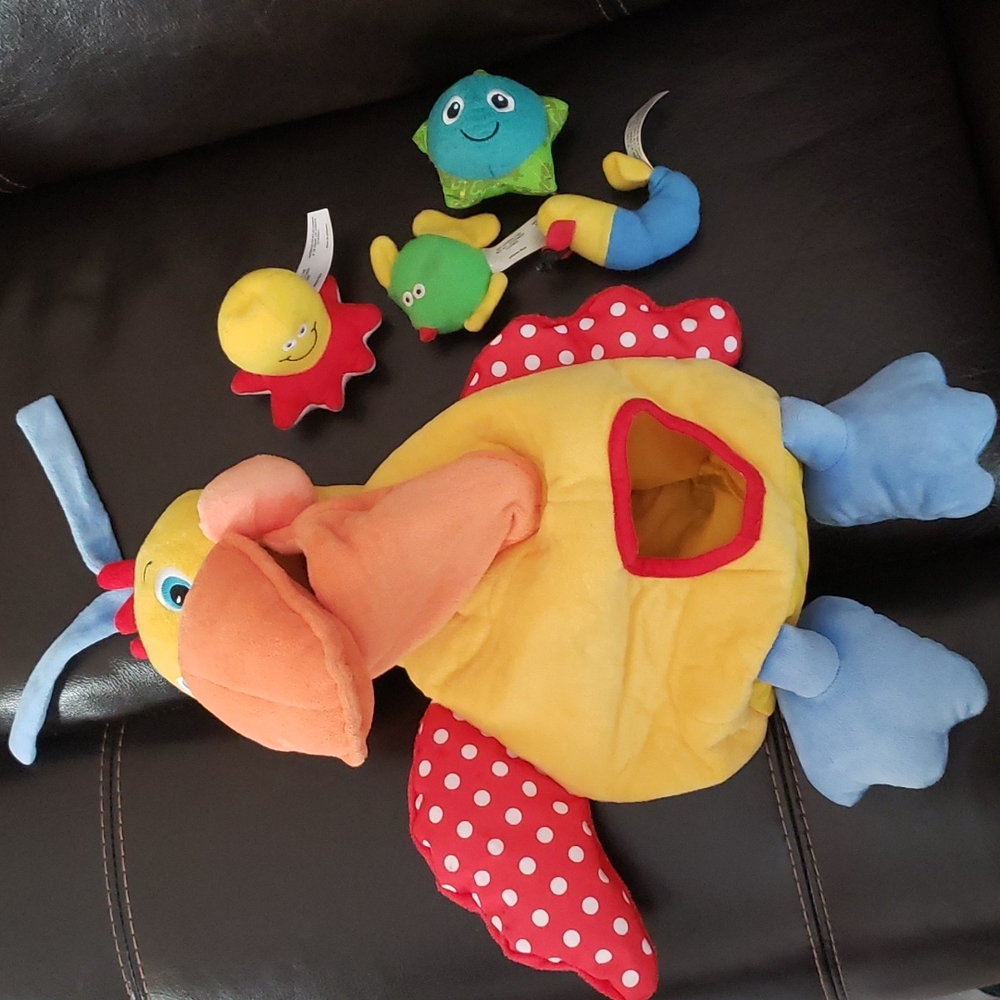 Melissa & Doug K's Kids Hungry Pelican Soft Baby Educational Toy